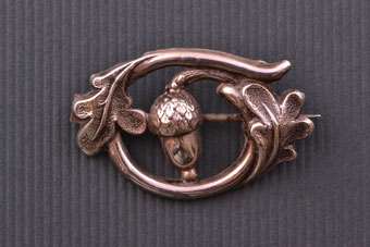 Silver Victorian Brooch