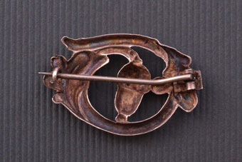 Silver Victorian Brooch