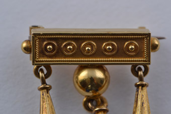 Gold Victorian Brooch