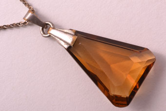 Art Deco Crystal Pendant