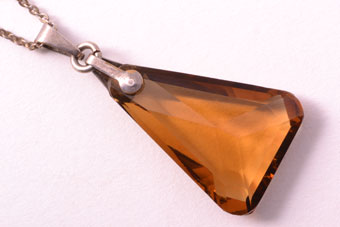 Art Deco Crystal Pendant