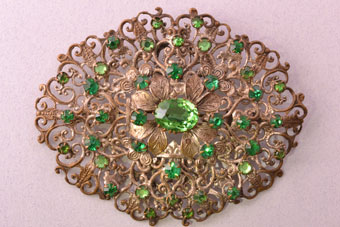 Vintage Filigree Brooch