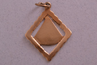 Gold Vintage Yacht Charm