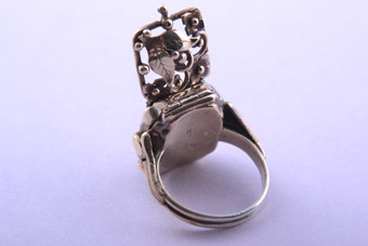 Silver Gilt Ring / Watch