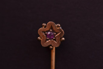 Gold Victorian Stick Pin