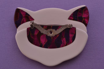 Lea Stein Cat Brooch