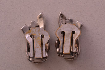 Silver Art Deco Earrings