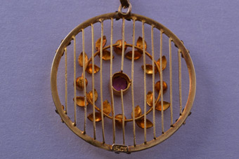 Gold Victorian Pendant