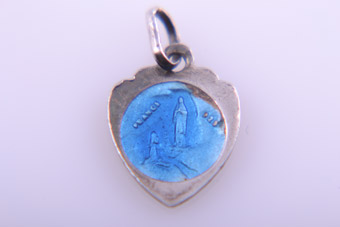 Silver And Enamel Charm