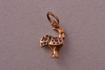 Vintage Rooster Charm