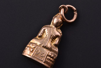 Gold Vintage Buddah Charm