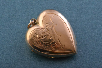 Gold Heart Locket