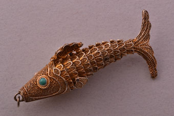 Vintage Fish Charm