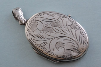 Silver Vintage Locket