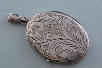 Silver Vintage Locket