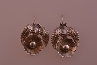 Silver Victorian Earrings