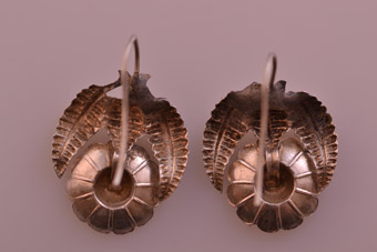 Silver Victorian Earrings