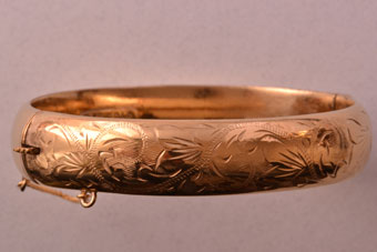 Gold Vintage Bangle