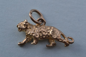 Gold Leopard Charm