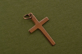 Gold Modern Cross