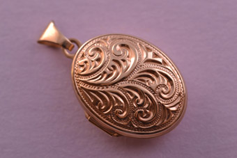 Gold Modern Locket