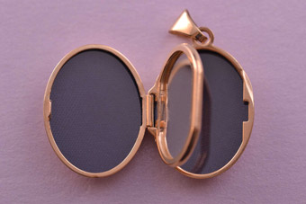 Gold Modern Locket