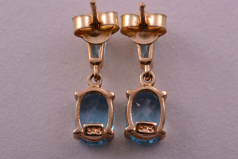 9ct Gold Drop Earrings