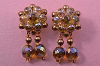 Clip On Drop Earrings