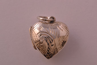 Silver Modern Locket