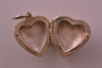 Silver Modern Locket