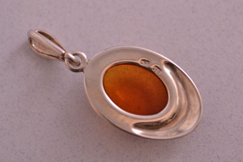 Silver Modern Pendant