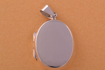 Silver Modern Locket