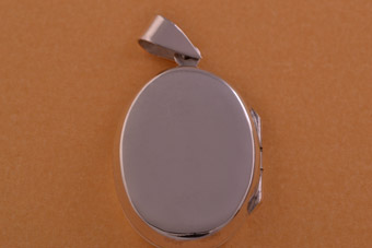 Silver Modern Locket