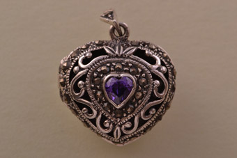 Silver Heart Locket