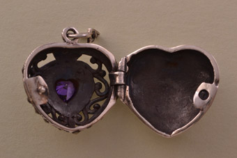 Silver Heart Locket