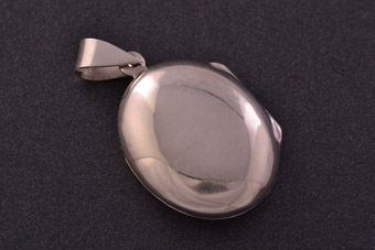 Silver Modern Locket